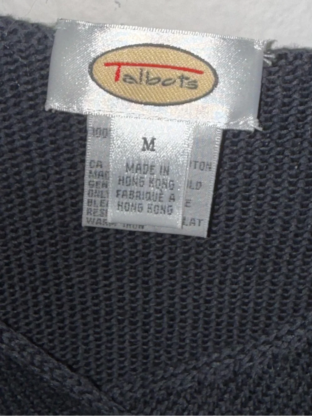 Talbots vintage black